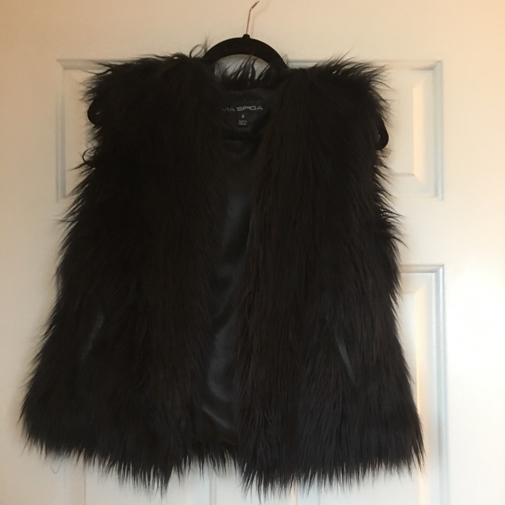 Via Spiga Faux Fur vest (small)